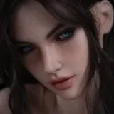 Firefly Diary 164cm I-cup Mary Head Full Silicone Sex Doll With Body Make-up in White Gown Red Carpet Pose