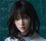 Firefly Diary 165cm C-cup Mary Head Full Silicone Sex Doll With Body Make-up in White Shirt