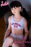 J-cute Doll Full Silicone Love Doll 149cm/4ft9 A-cup with Silicone Head AGD01 in Sports Outfit