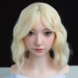 Firefly Diary 153cm A-cup Liuli Close Eyes Version Full Silicone Sex Doll With Body Make-up Wedding Dress