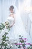153cm silicone doll bridal standing pose
