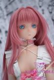 pink hair anime doll standing