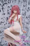 anime doll white outfit portrait