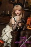 Kiradols 155cm D-cup #KH002-A Himari Head Full Silicone Doll Anime Doll in Black White Polka Dot Dress