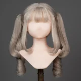 Kiradols 155cm D-cup #KH002-A Himari Head Full Silicone Doll Anime Doll in Black White Polka Dot Dress