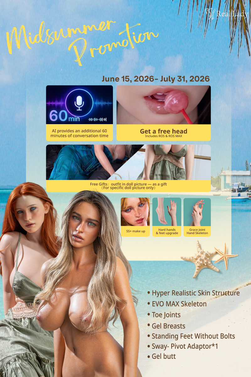 【Real Lady Promotion Until June 30, 2026】Real Lady Midsummer Full Silicone Sex Doll promotion page