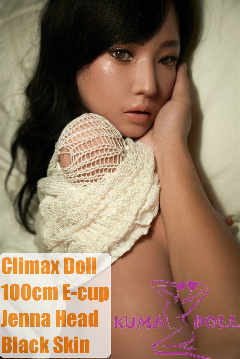 Climax Doll CLM Ultra Light Weight 100cm E-Cup Jenna Head Full Silicone Sex Torso in White Knit