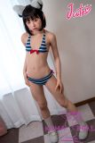 J-cute doll 137cm A-cup AGD32 Head Sex Doll Full Silicone Material in Navy Bikini