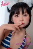 J-cute doll 137cm A-cup AGD32 Head Sex Doll Full Silicone Material in Navy Bikini