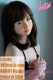 J-cute Doll Full Silicone Love Doll 149cm/4ft9 A-cup with Silicone Head AGD01 in Black Bikini