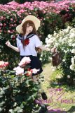 Kiradols 155cm B-cup #KH001-A Umegawa Kurako Head Full Silicone Doll Anime Doll in JK Uniform Garden Sunlight