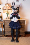 Real Girl 105cm Panda Head AA-cup Full Silicone White Skin Seamless Sex Anime Doll