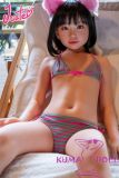 realistic face makeup silicone doll closeup