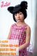 J-cute Doll 124cm AA-cup AGB38 Head Sex Doll Full Silicone Material in Pink Plaid Outfit