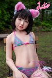 128cm A cup silicone doll standing full body