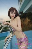 Glamour model inspired silicone doll