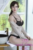 MMXDOLL 172cm C-cup Laura Head Full Silicone Sex Doll Real Skin Texture Collaborate with Mrs. Laura Former Glamour Model