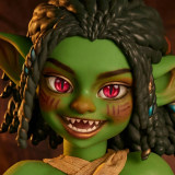 Climax Doll CLM 70cm Kaela Head A-cup Goblin Girl Green Skin Anime Doll Full Silicone Sex Doll