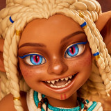 Climax Doll CLM 70cm Kaela Head A-cup Goblin Girl Suntan Skin Anime Doll Full Silicone Sex Doll