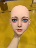 Bezlya (Missdoll) Campanula Head 155cm F-cup Silicone Head+TPE Body Sex Doll 155M 2.0 Version White Blue Outfit