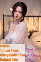 Bezlya (Missdoll) Campanula Head 155cm F-cup Silicone Head+TPE Body Sex Doll 155M 2.0 Version White Blue Outfit