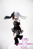 145cm anime doll black outfit standing
