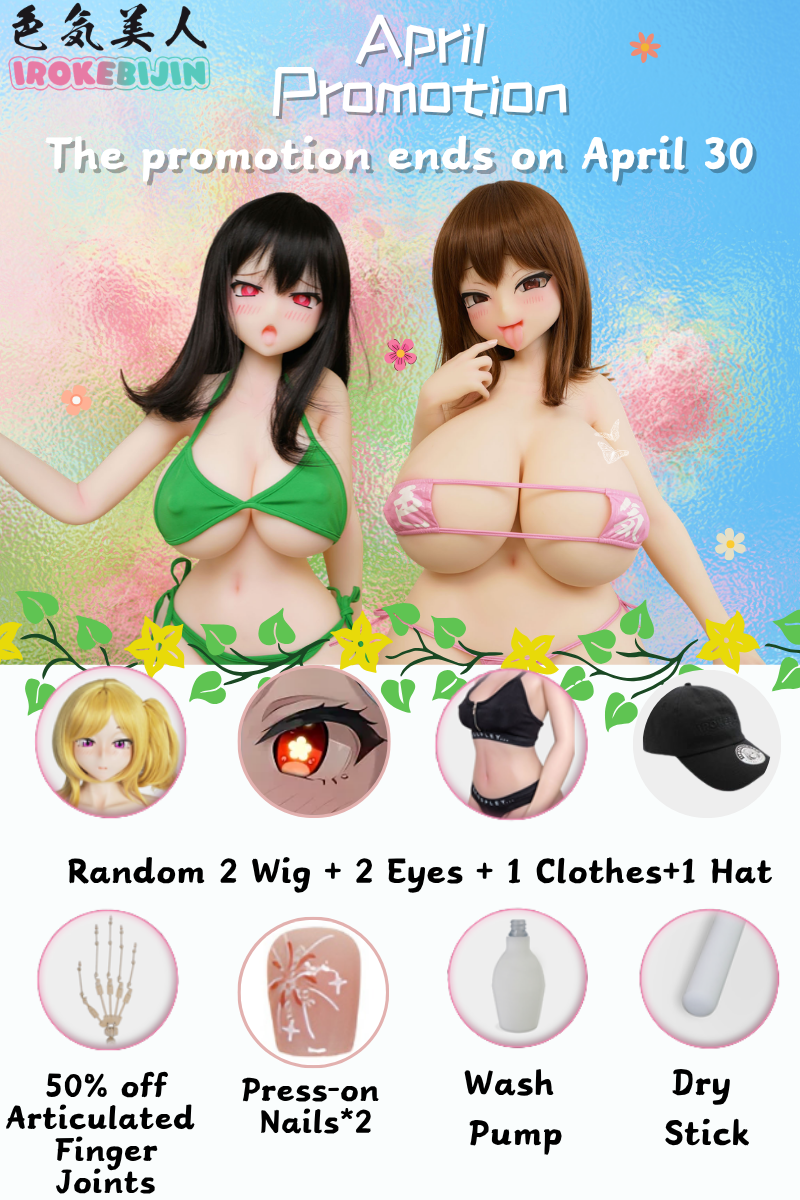 【Irokebijin Promotion Until April 28, 2026】 Irokebijin S-TPE Flat Chest Sex Doll April  Promotion Page