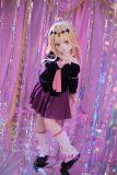anime makeup Precure style close portrait