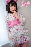 Elegant yukata doll portrait
