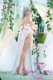 Full silicone doll standing pose