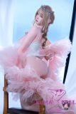 WTDOLL 168cm I-cup S9 Head Full Silicone Love Doll Realistic Skin Texture in White Bodysuit