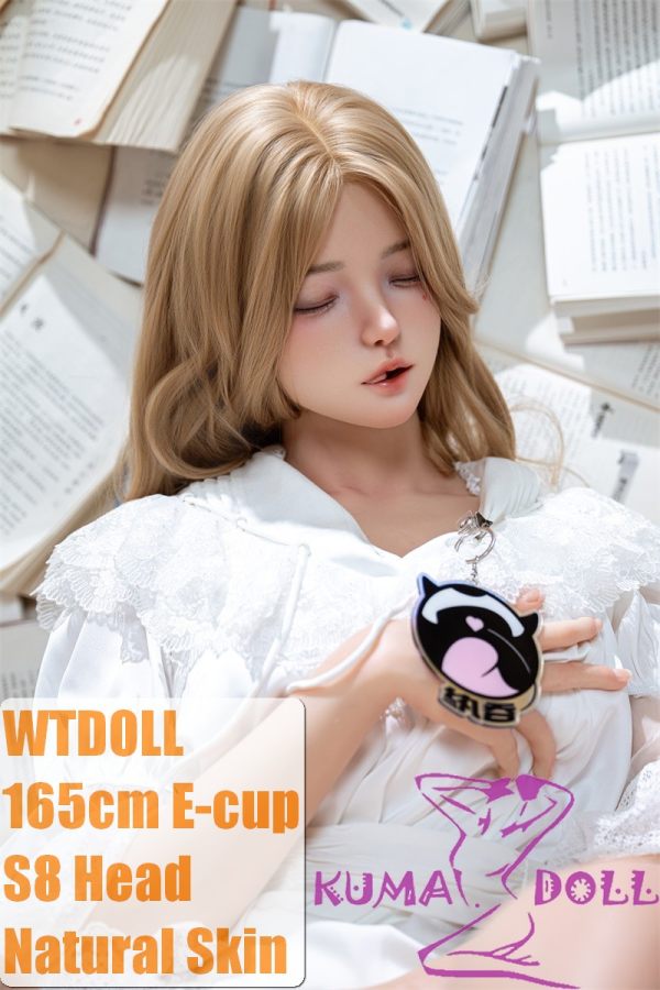 WTDOLL 165cm E-cup S8 Head Full Silicone Love Doll Realistic Skin Texture in White Nightdress