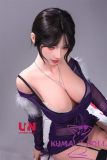 UNEEDOLL 158cm E-cup Elowen (初夏) Head Full Silicone Doll Real Skin Texture in Purple Bodysuit