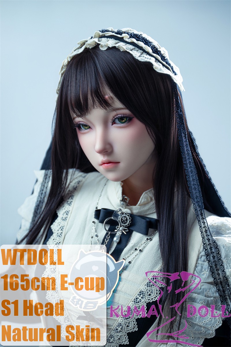 WTDOLL 165cm E-cup S1 Head Full Silicone Love Doll Realistic Skin Texture in Maid Outfit