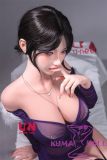 E-cup silicone doll sitting pose