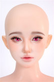 UNEEDOLL 158cm E-cup Aria (胧月) Head Full Silicone Doll Real Skin Texture in Purple Dress