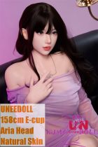 UNEEDOLL 158cm E-cup Aria (胧月) Head Full Silicone Doll Real Skin Texture in Purple Dress