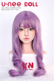 UNEEDOLL 158cm E-cup Aria (胧月) Head Full Silicone Doll Real Skin Texture in Purple Dress