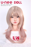 UNEEDOLL 158cm E-cup Aria (胧月) Head Full Silicone Doll Real Skin Texture in Purple Dress