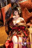 UNEEDOLL 158cm E-cup Luna (星野) Head Full Silicone Doll Real Skin Texture in Japanese Kimono