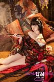 UNEEDOLL 158cm E-cup Luna (星野) Head Full Silicone Doll Real Skin Texture in Japanese Kimono