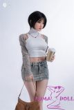 Gynoid doll elegant makeup portrait
