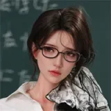 HSDoll 142cm C-cup M4 Head Full Silicone Anime Sex doll Pink Plaid JK Outfit
