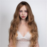 FANREAL 168 cm F-Cup Vanessa Head Full Size Lifelike Silicone Sex Doll Tan Skin Dreadlocks Girl
