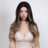FANREAL 168 cm F-Cup Vanessa Head Full Size Lifelike Silicone Sex Doll Tan Skin Dreadlocks Girl