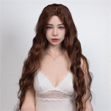FANREAL 168 cm F-Cup Vanessa Head Full Size Lifelike Silicone Sex Doll Tan Skin Dreadlocks Girl