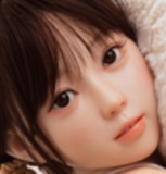 MLW doll Loli Sex Doll 126cm/4ft1 AA-cup Aya Hard Silicone material head with TPE body Short Black Hair