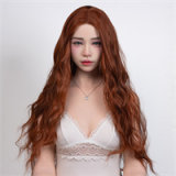 FANREAL 109cm F-cup Full Size Lifelike Silicone Sex Torso with Lila Head in Green Lace Lingerie