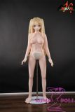 MOZU DOLL 150cm C-cup Alyn Head PVC Head with TPE Body in White Dress