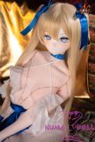 MOZU DOLL 150cm C-cup Alyn Head PVC Head with TPE Body in White Dress